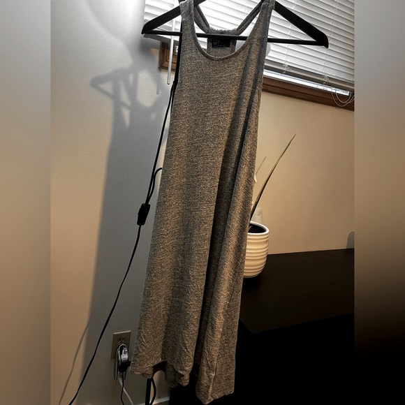 Gap Grey Knit Summer Maxi Dress NWT - Picture 1 of 4